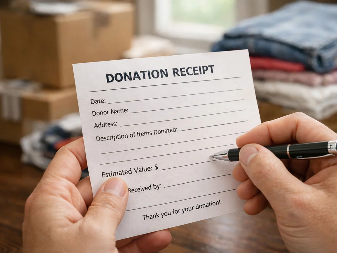 How to Get a Tax Receipt for Donated Goods (and What the IRS Actually Requires)